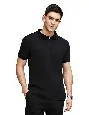 Lainar Bren Premium Collar T-Shirt for Men Black | Effortless Authority