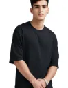 Lainar Bren Relaxed Fit T-Shirt for Men Black | Quiet Luxury in Premium Cotton